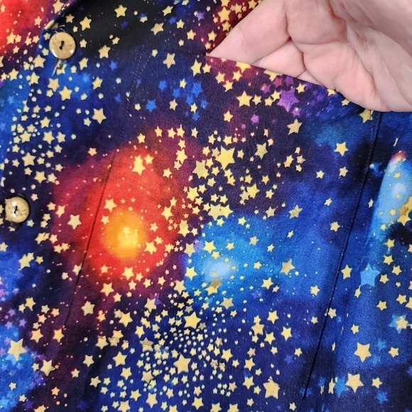 FLAMELESS BUTTON FRONT SHORT SLEEVE SHIRT - Picture 5 of 8